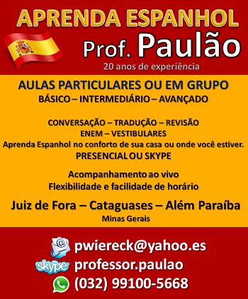 Aulas de Espanhol em Juiz de Fora MG - ViverJF